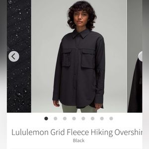 🍋 lululemon Grid Fleece Hiking Overshirt 🍋
